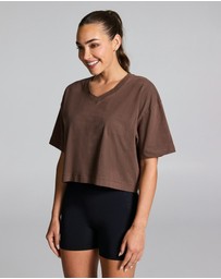 Rockwear - V Neck Hip Length Tee