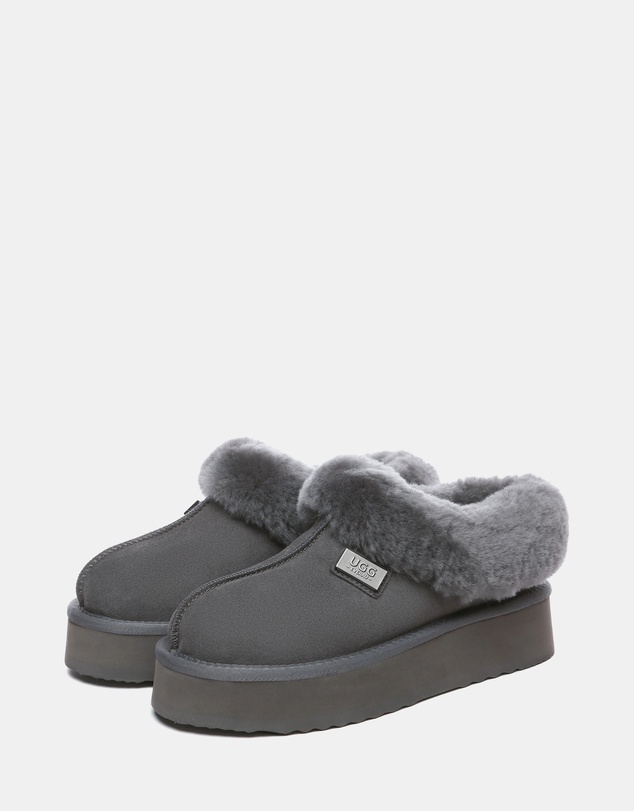 EVERAU - EverAU Ugg Gabri Cow Suede Upper House Shoes