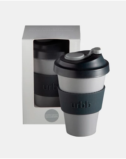 porter green - urbb | biodegradable bamboo coffee cup