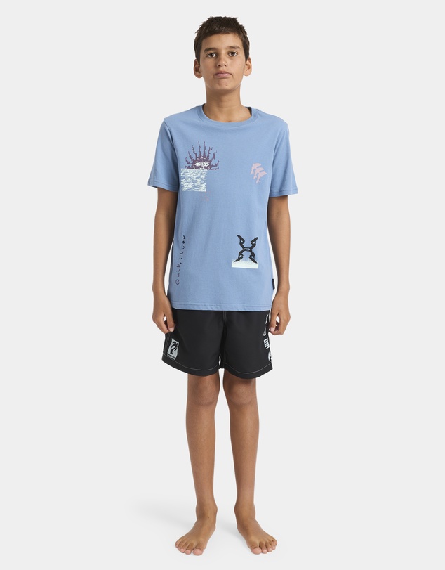 Quiksilver - Boys 8 to 16 Free Lock T-Shirt