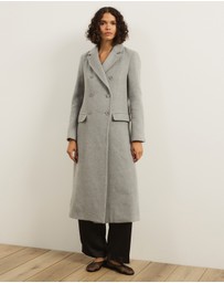 Atmos&Here - Rhiannon Wool Blend Tailored Coat