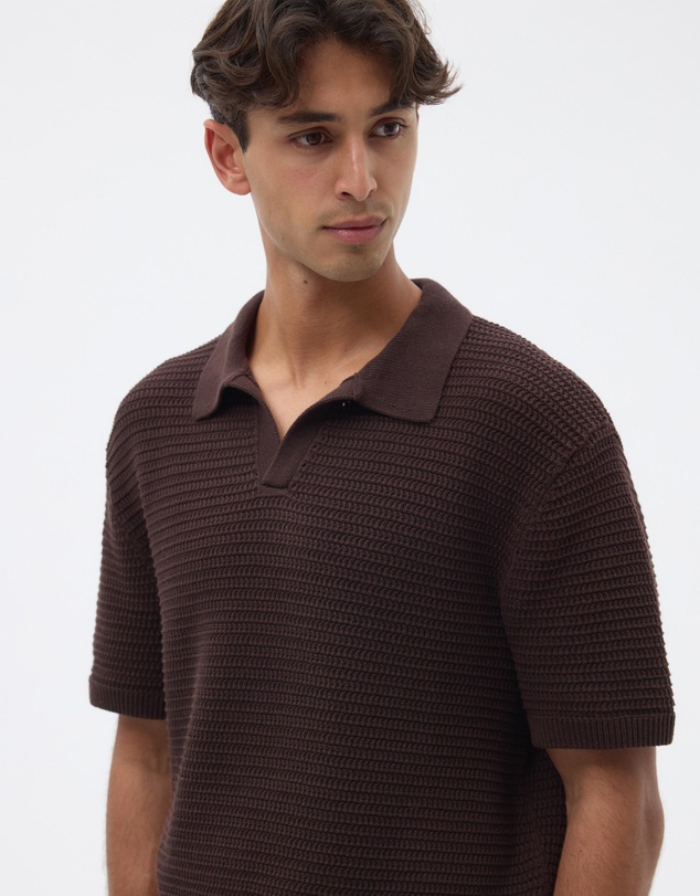 AERE - Resort Organic Cotton Knitted Polo