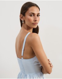 Atmos&Here - Andy Cotton Poplin Midi Dress