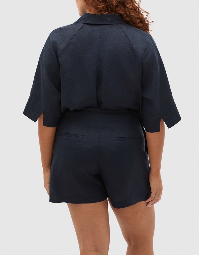 Seed Heritage - Core Linen High Rise Short