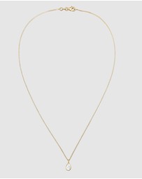 Elli Jewelry - Necklace Crystal Drop 925 Sterling Silver Gold-Plated