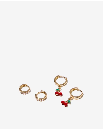 Rubi - 2Pk Mid Earring
