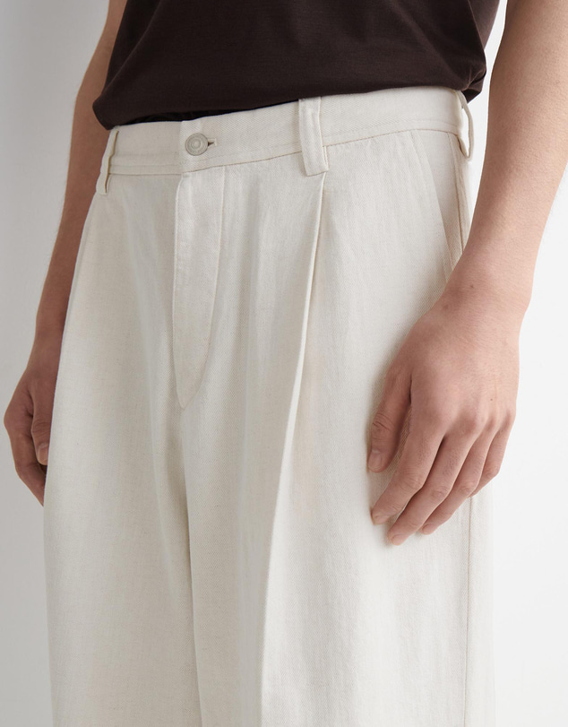 COS - Pleated Relaxed-Fit Wide-Leg Denim Trousers