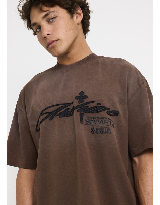 Black Noise White Rain - Cursive T-Shirt