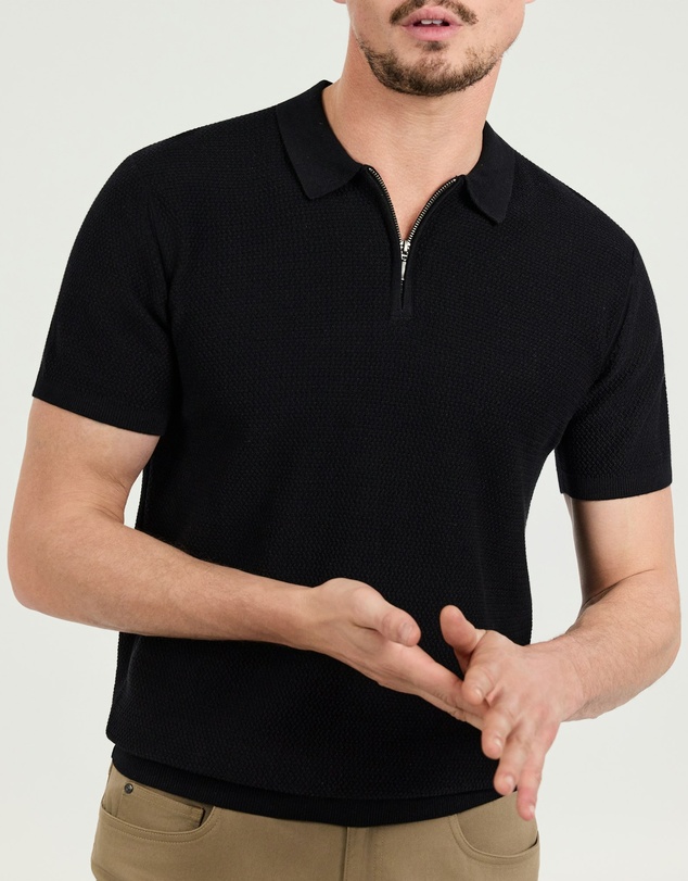 Tarocash - Omal Zip Knit Polo