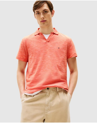 Tommy Hilfiger - Regular Fit Textured Oxford Polo Shirt