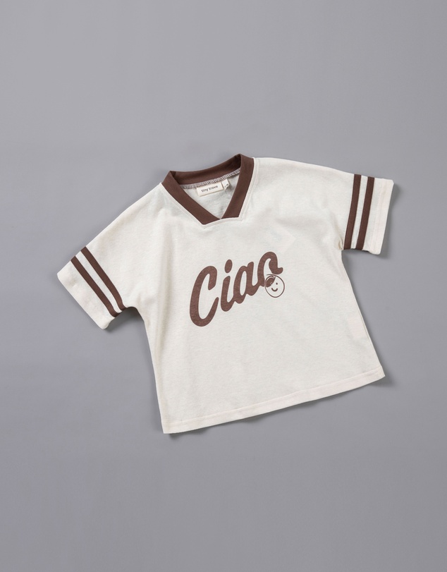 Tiny Trove - Ciao Smiley Relaxed Tee - Babies-Kids