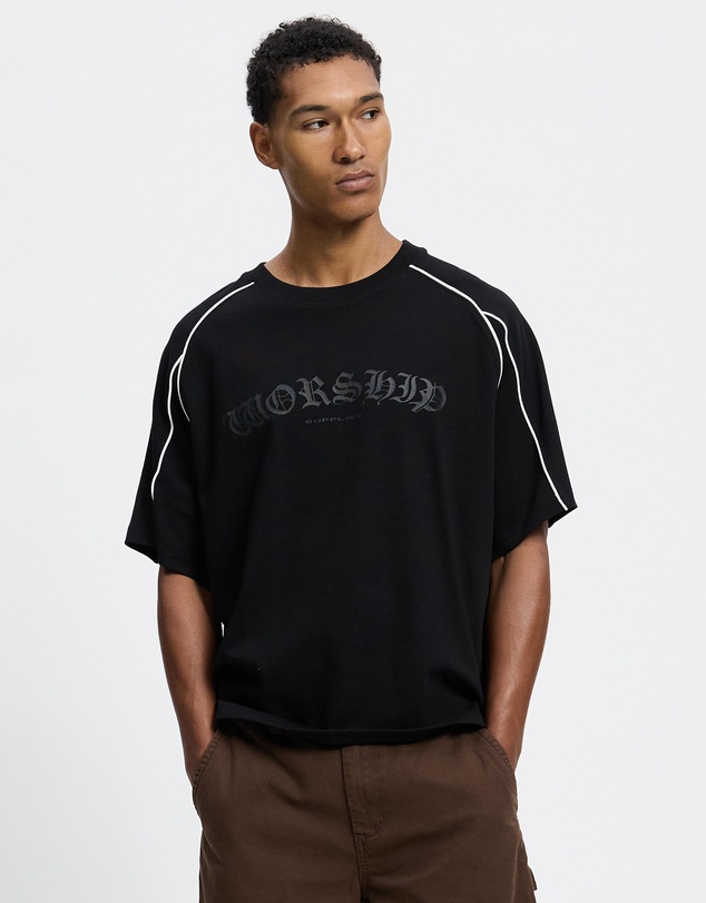 Worship - Frequency Panel Oversize Raglan Tee