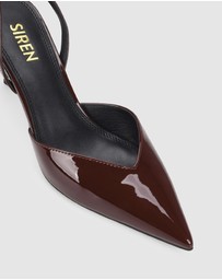 Siren - Yoco Slingback Kitten Heels
