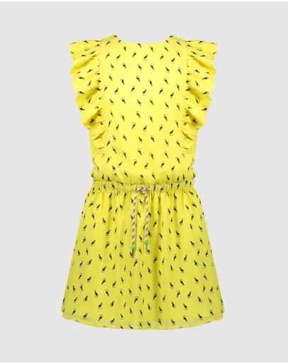 NONO - Myrthe Ruffle Sleeve Dress - Kids-Teens