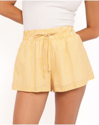 Petal & Pup - Mattina Shorts - Mango Stripe