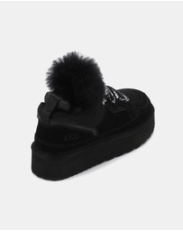 AusWooli Ugg Boots - Hamilton Sheepskin Wool Urban Chic Lace Sneakers