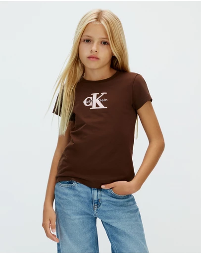 Calvin Klein Jeans - Girls Slim Logo T-Shirt