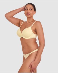 Bras N Things - Bethany Essentials Full Cup Bra-Yellow