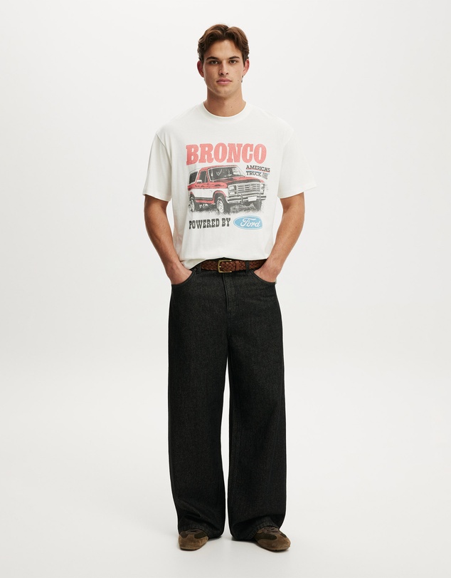 Cotton On - Everyday Fit License Moto T-Shirt