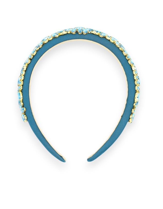 Morgan & Taylor - Elodie Headband in Teal Blue