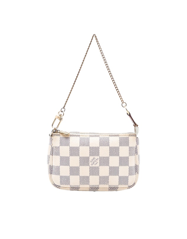 Pre-Loved by Azura Reborn - Pre-Loved Damier Azur Mini Pochette Accessoires