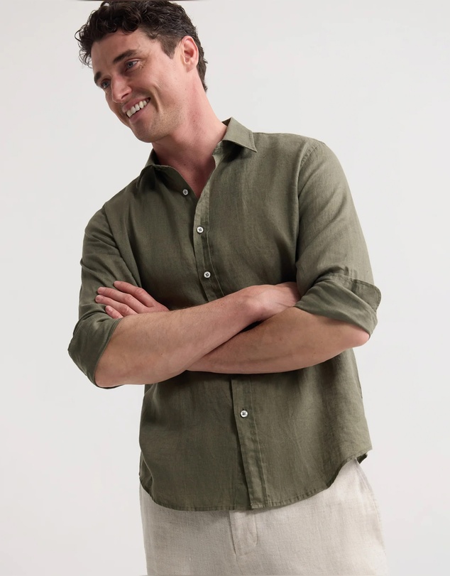 Oxford - Cooper Ls French Linen Shirt