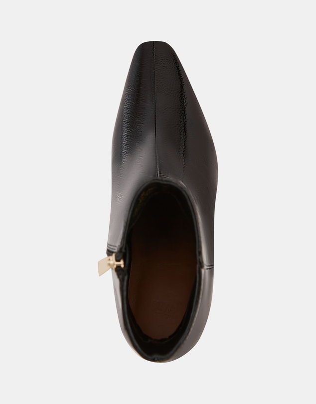 Wittner - Loz Crinkle Patent Leather Ankle Boots