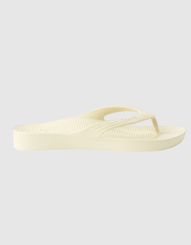 Tolu Australia - Ivory Thongs With Arch Support