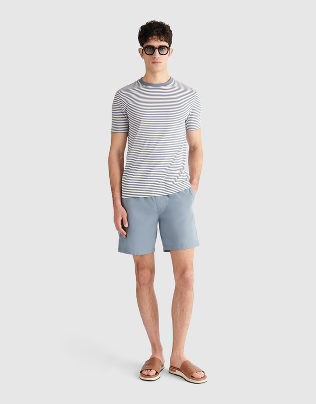 Peckham Rye  - Peckham Rye Textured Stripe SS T-Shirt