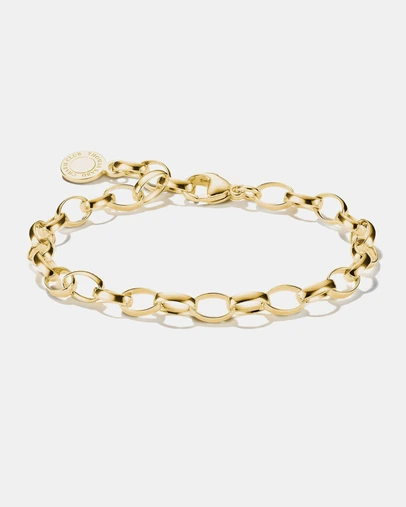 THOMAS SABO - Gold-Tone Stainless Steel Charm Club Bracelet