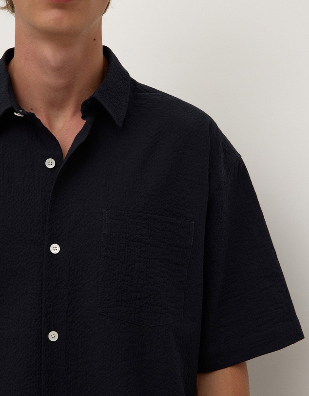 Revibe - Repaired Assembly Label Cotton Mens Shirts S/S
