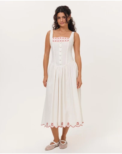 For Love & Lemons - Emma Midi Dress