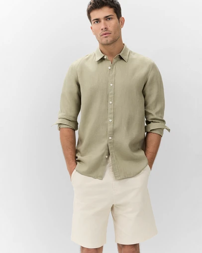 UNISON - Linen Regular Fit Shirt