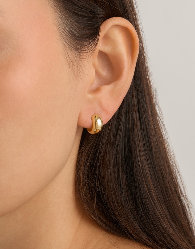 By Charlotte - Bold Huggie Hoops