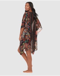 Miraclesuit Swimwear  - Pluma Orla Sheer Chiffon Caftan Beach Cover Up
