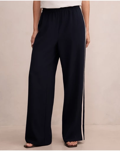 Forever New - Chloe Side Striped Wide Leg Pants
