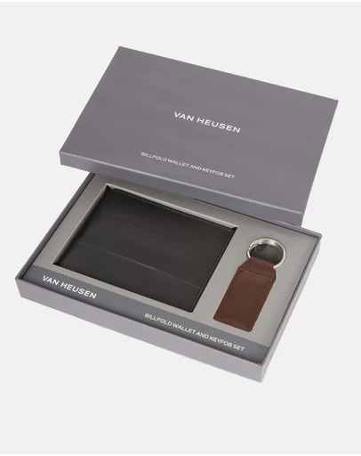 Van Heusen - Wallet and Key Ring Set