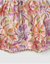 WITH LOVE FOR KIDS - Cotton Muslin Frill Playsuit - Babies