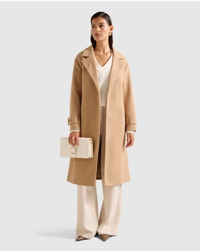 Forever New - Heidi Double Breasted Wrap Coat