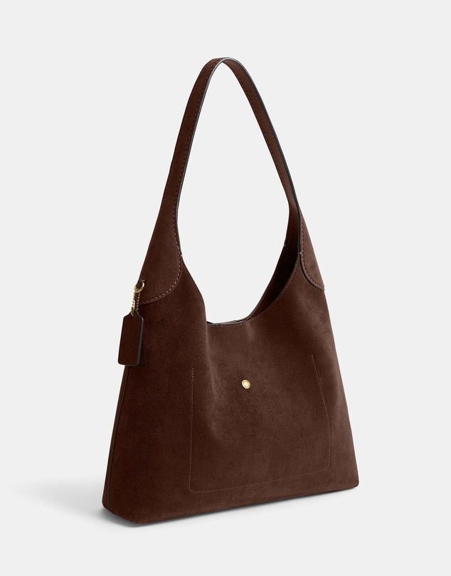 Coach - Suede Brooklyn Shoulder Bag 34