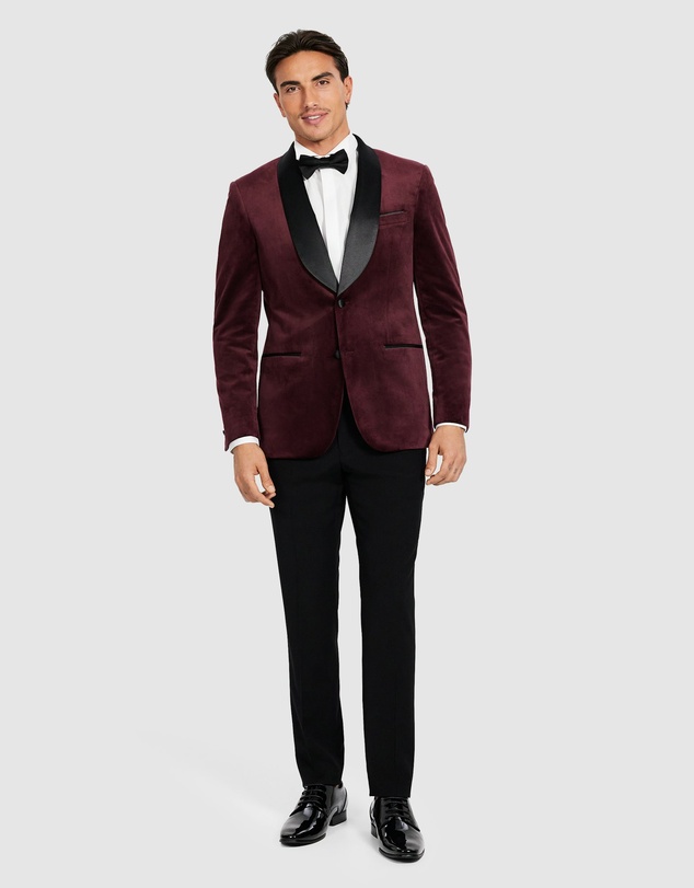 Tarocash - Fordham Velvet Tuxedo Jacket