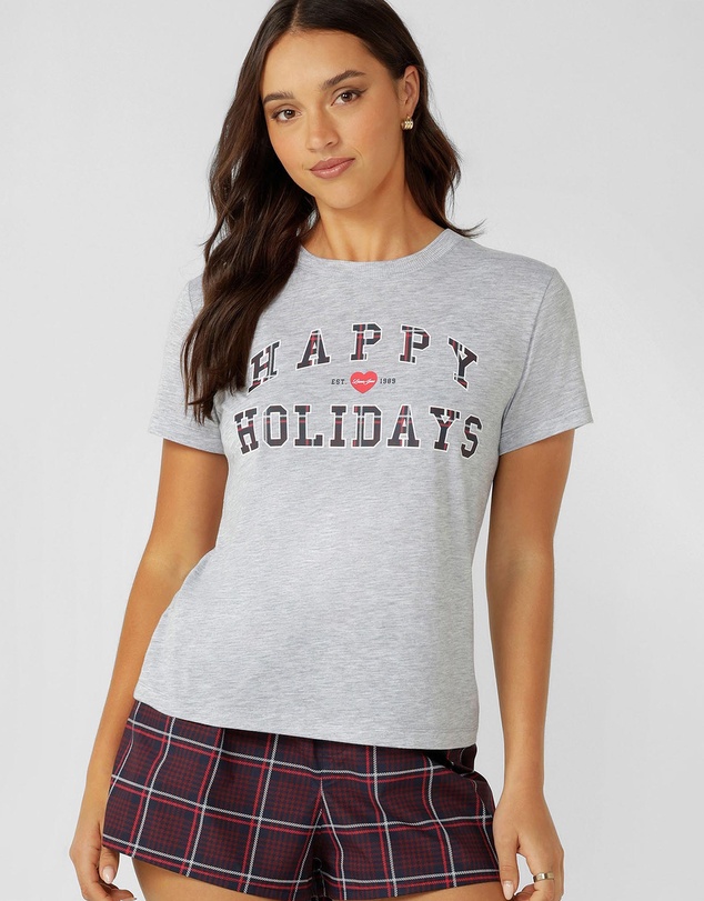 Lorna Jane - Happy Holidays Pyjamas T-Shirt