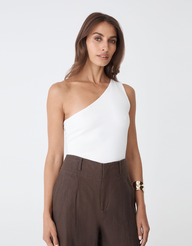 Forcast - Holly Bamboo One Shoulder Top