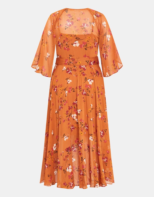 City Chic - Enthral Maxi Print Dress