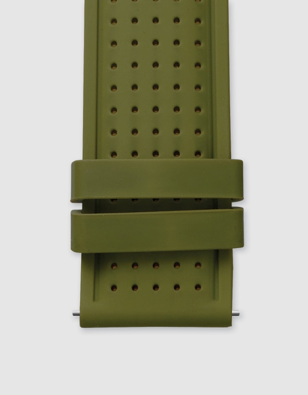 Maxum - Raglan Band Green Silicone Strap Gold Buckle