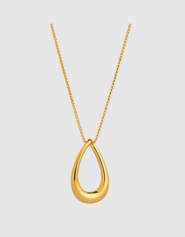 Najo - Vivante Yellow Gold Necklace (45cm+ext)