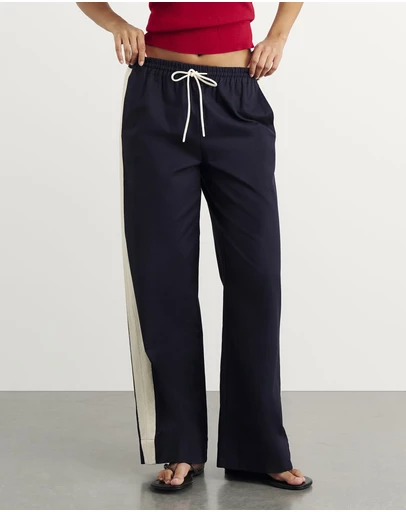 Jag - Canvas Contrast Pant