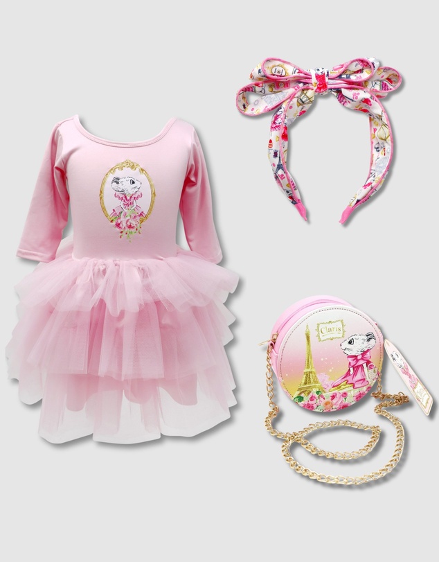 Claris The Chicest Mouse In Paris By Pink Poppy - Claris Signature Fashion Bundle