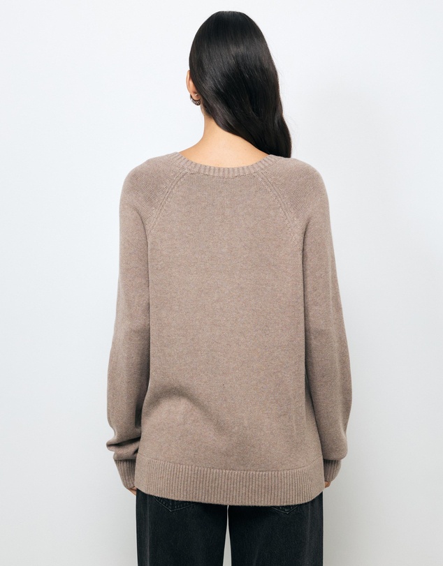 AERE - Nia Cotton Cashmere Blend Cardigan