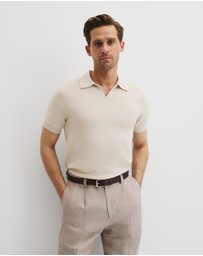 Country Road - Australian Cotton Textured Knit Polo